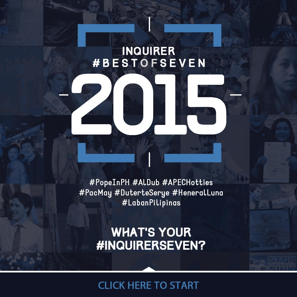 Inquirer #BestofSeven Yearender 2015