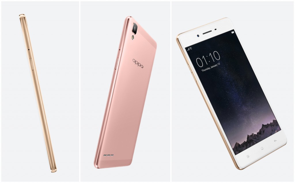 Dubbed the “selfie expert,” Oppo F1 camera phone has an 8-megapixel front camera, 84 degree-wide angle lens with f/2.0 aperture, and ¼-inch sensor. PHOTOS FROM THE OPPO WEBSITE