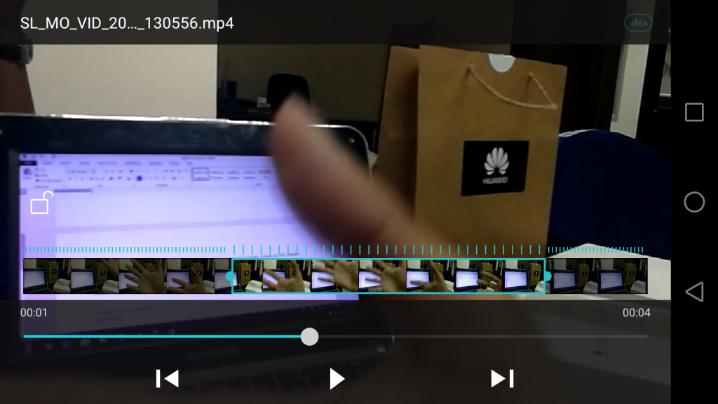 huawei p9 video postprocessing slow motion adjust