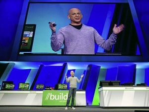 WINDOWS 8 PREVIEW. Steven Sinofsky, president of Windows and Windows Live, gives the keynote address and a preview of Windows 8 at the Microsoft Build Windows conference at the Anaheim Convention Center in Anaheim, California Tuesday, Sept. 13, 2011. AP
