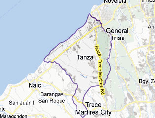 cavite tanza map inquirer technology
