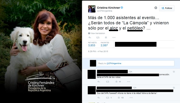 Argentine president mimics Chinese accent, causes furor | Inquirer ...