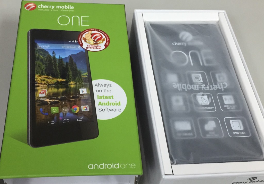 Cherry Mobile One Android smartphone on Lollipop Unboxing