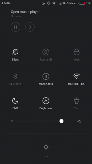 Xiaomi Redmi 2 smartphone review user interface control panel