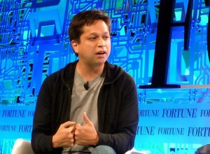 Pinterest founder and chief executive Ben Silbermann speaks at the Fortune Brainstorm Tech conference in Aspen, Colorado on July 13, 2015. Google-owned YouTube is seeing "accelerating" growth despite competition from Facebook and others in video, Wojcicki said Monday. AFP PHOTO/ROB LEVER