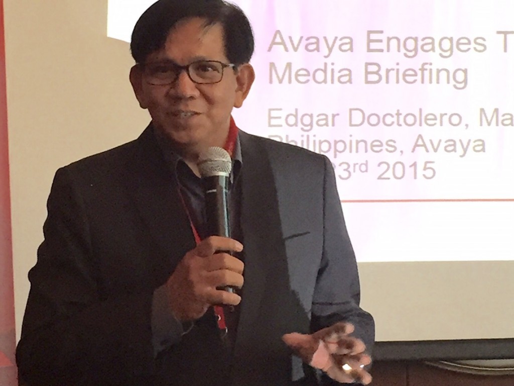 Avaya Philippines country manager Edgar Doctolero