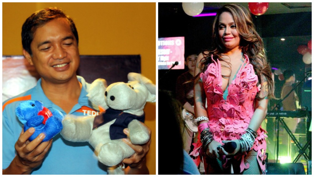 Teddy Casiño and Ethel Booba. INQUIRER FILE PHOTO AND PHOTO FROM ETHEL BOOBA'S TWITTER ACCOUNT