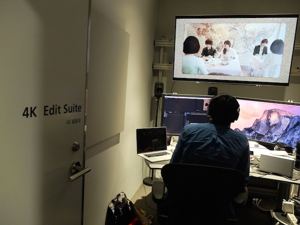 The 4K editing room