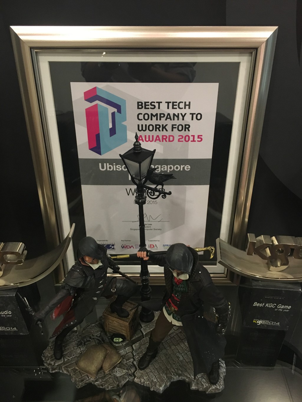 Ubisoft Singapore named as Best Tech Company to Work For in 2015 by Singapore Computer Society