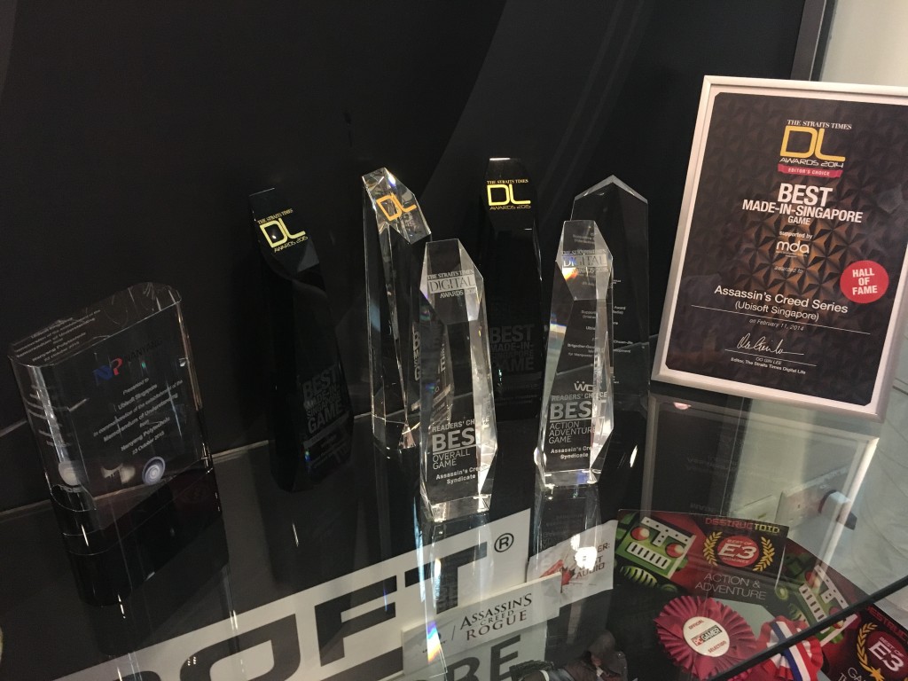 Ubisoft Singapore's awards from The Straits Times