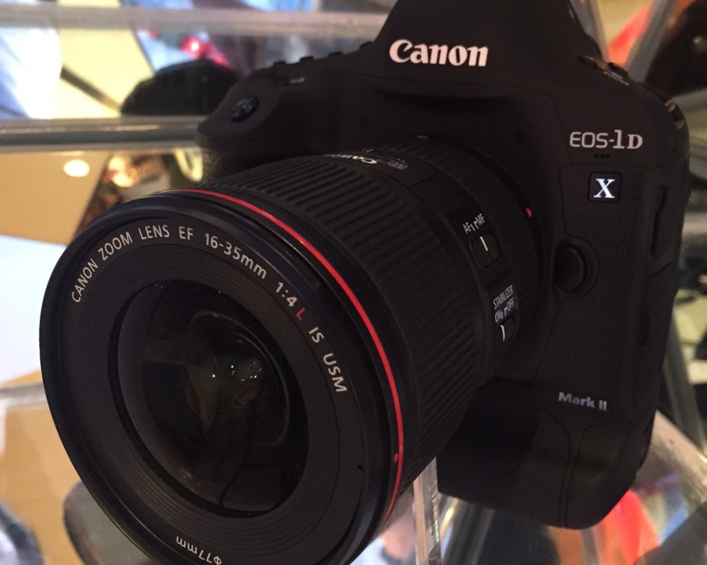 Canon's latest DSLR camera, the Canon EOS 1-DX Mark II