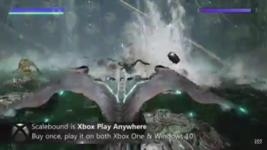 Scalebound is one of the upcoming titles for Xbox and Windows 10. Image captured from Xbox E3 Presentation.