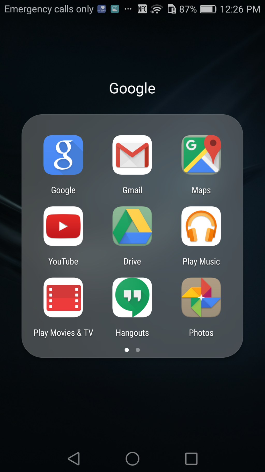 huawei p9 user interface UI google apps