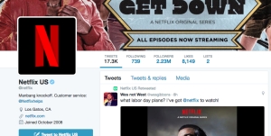 Netflix with Manbang Twitter bio