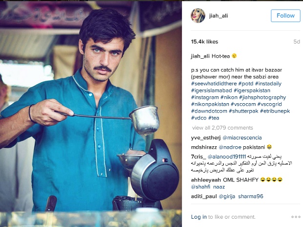 Pakistani tea-seller, social media, viral, model,