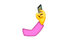 Selfie Emoji. SCREENGRAB from Emojipedia