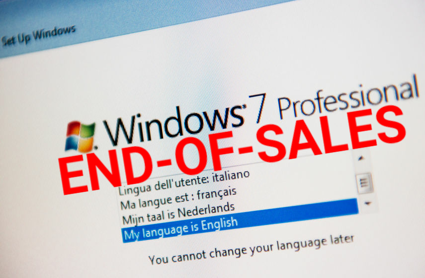 Windows 7 End of sales
