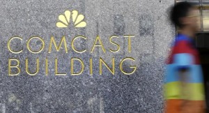 Comcast Building sign