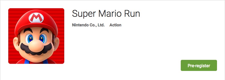 Super Mario Run Android Play Store