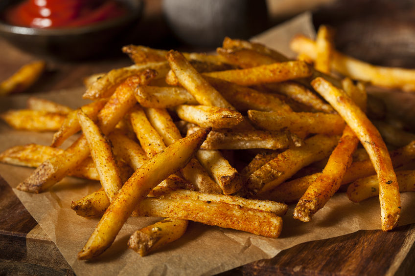 French fries, fried potatoes