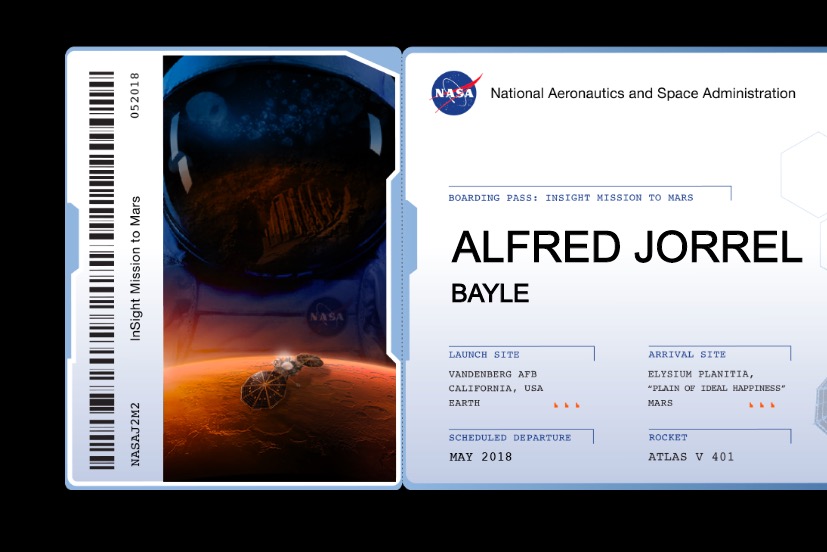 NASA calls on everyone to send names to Mars, earn frequent flyer