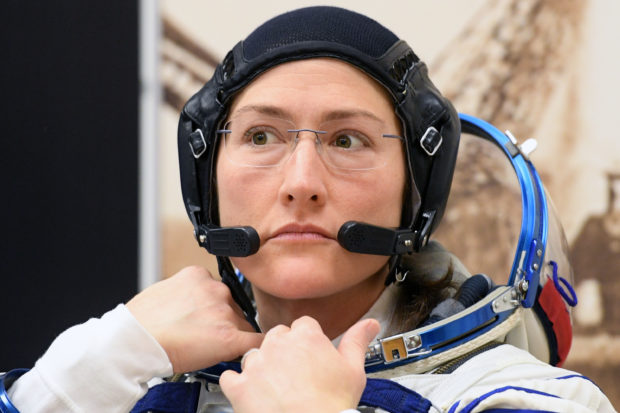 women nasa astronaut spacewalk