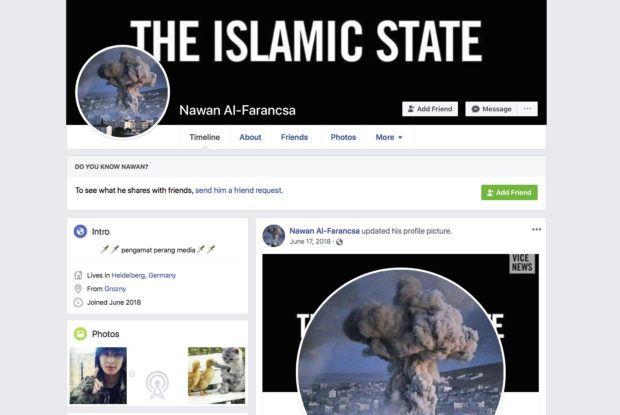 facebook terrorism extremism