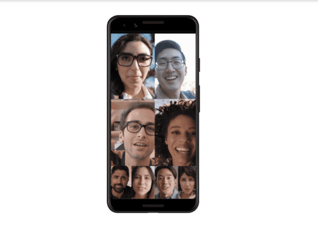 Google Duo eight-person group call feature