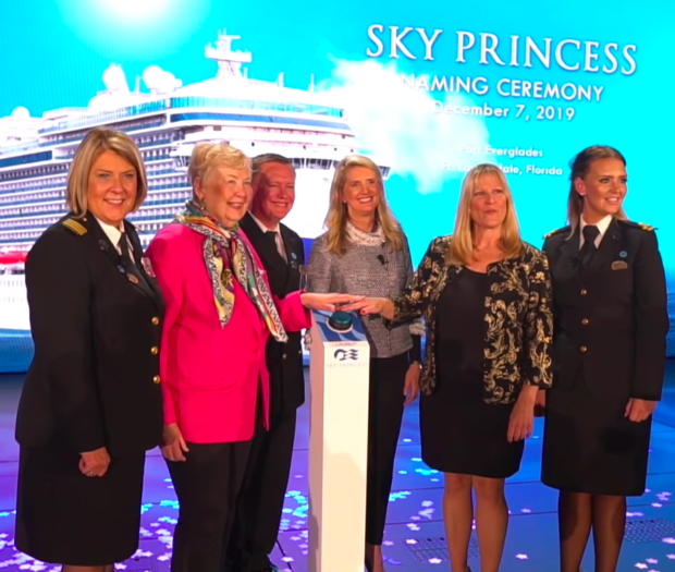 sky princess cruise ship naming, NASA women