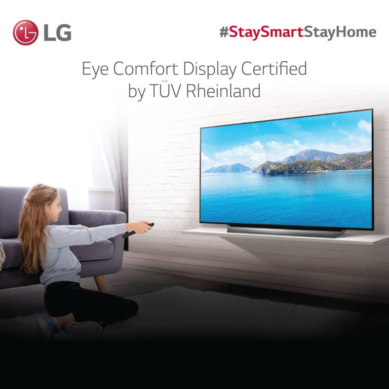 LG OLED TVs are 'Eye Comfort Display Certified' for your family