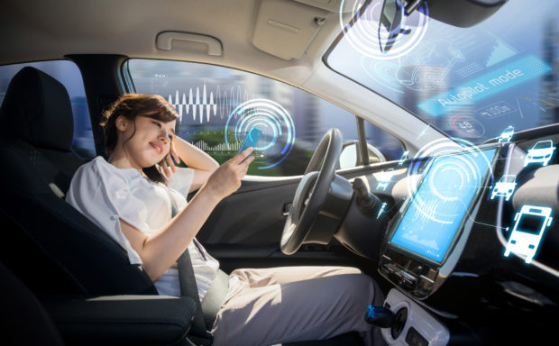 self driving vehicle. autopilot. automotive technology.