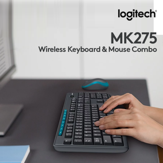 Logitech Wireless Mouse and Keyboard for gaming device