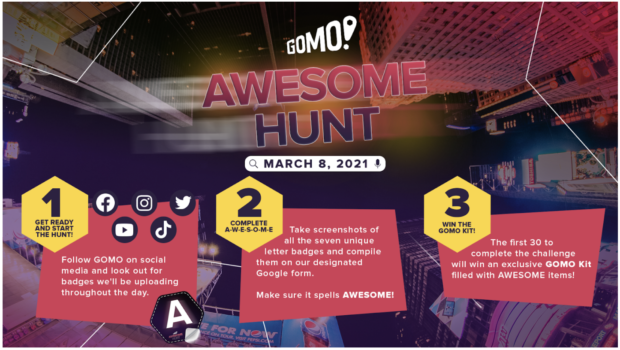GOMO game connectivity awesome hunt