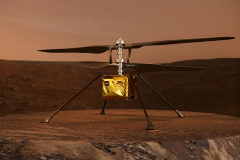 NASA's Mars helicopter succeeds in historic first flight