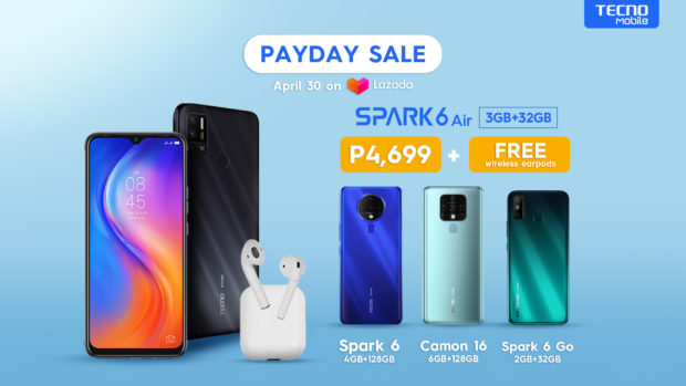 TECNO Mobile Payday Sale