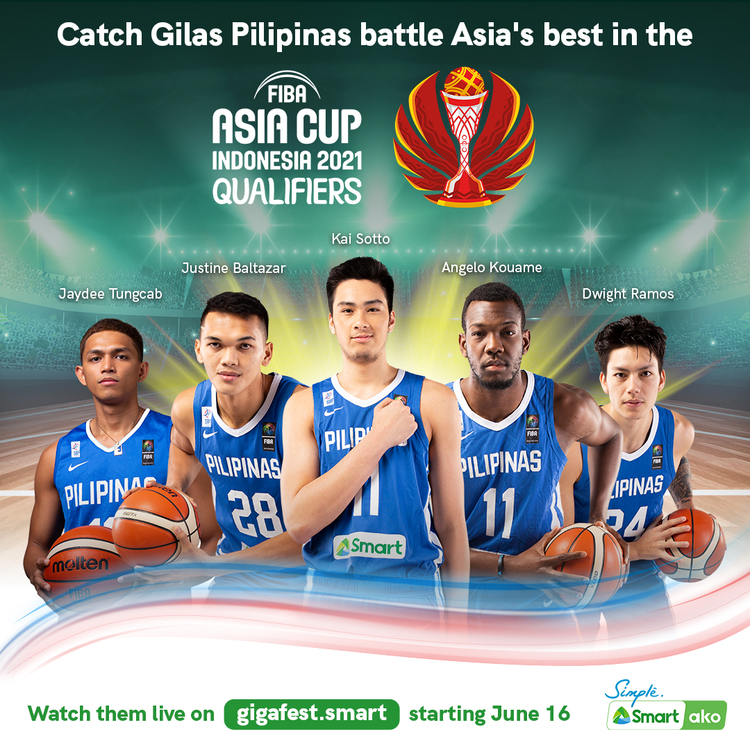 Smart lets you watch Gilas Pilipinas' FIBA Asia Cup stint live via