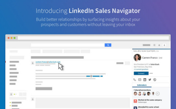 Image of the LinkedIn Sale Navigator logo.