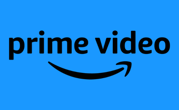 Amazon Prime Video logo against a background of a television screen.