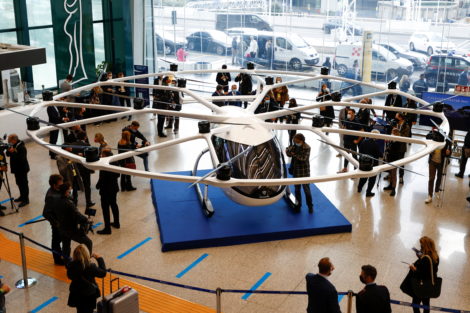 Rome airport readies for flying taxis by 2024