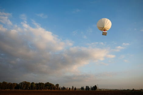 Sky's the limit: Israeli startup develops balloons to capture carbon