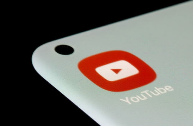 FILE PHOTO: YouTube app is seen on a smartphone in this illustration taken, July 13, 2021. REUTERS/Dado Ruvic/Illustration/File Photo
