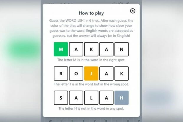 Meet Word-leh, the Singlish version of hit game Wordle