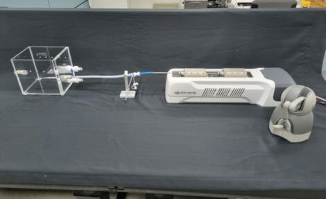 Image of newly-developed robotic catheter