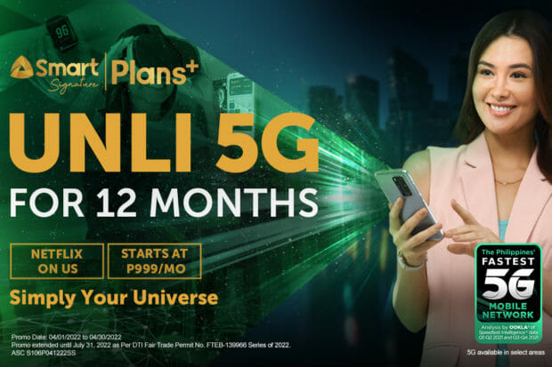 Smart Signature Plans+ Unli 5G