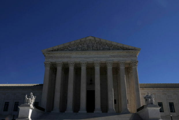 FILE PHOTO: A view of the U.S. Supreme Court building in Washington, U.S., March 4, 2022. REUTERS/Leah Millis