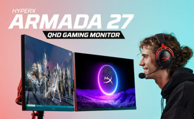 This is the new HyperX Armada 27 monitor.