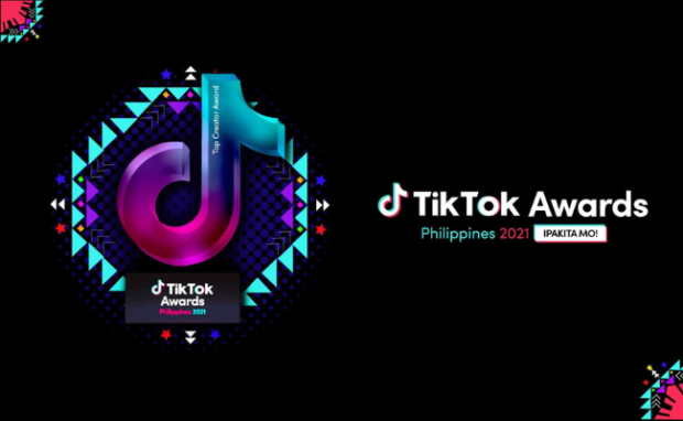 This is the banner for the TikTok Awards 2021.