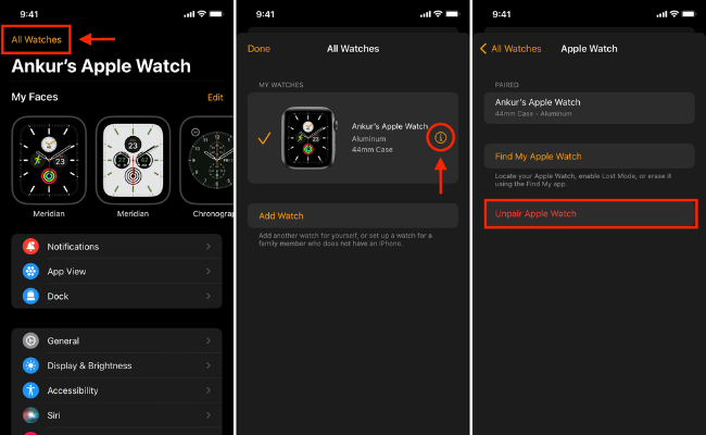 How To Unpair An Apple Watch | Inquirer Technology