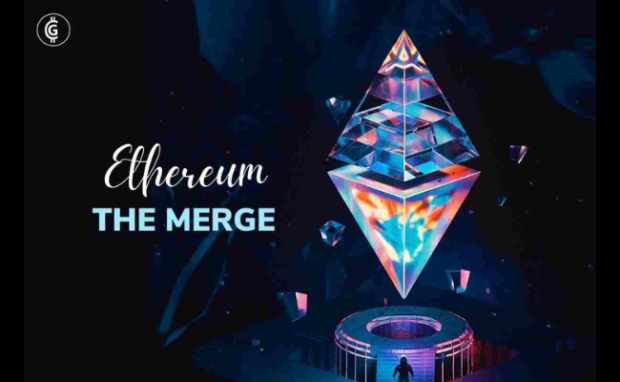 This represents the Ethereum Merge.
