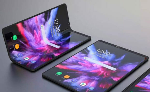 This is a foldable smartphone.